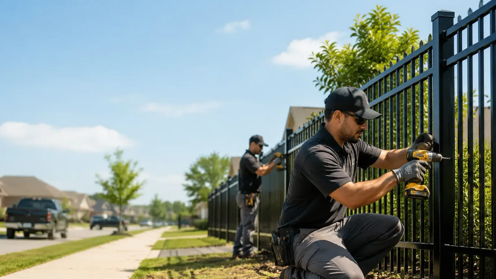 Metal Fence Installation in Cottage Hills, IL